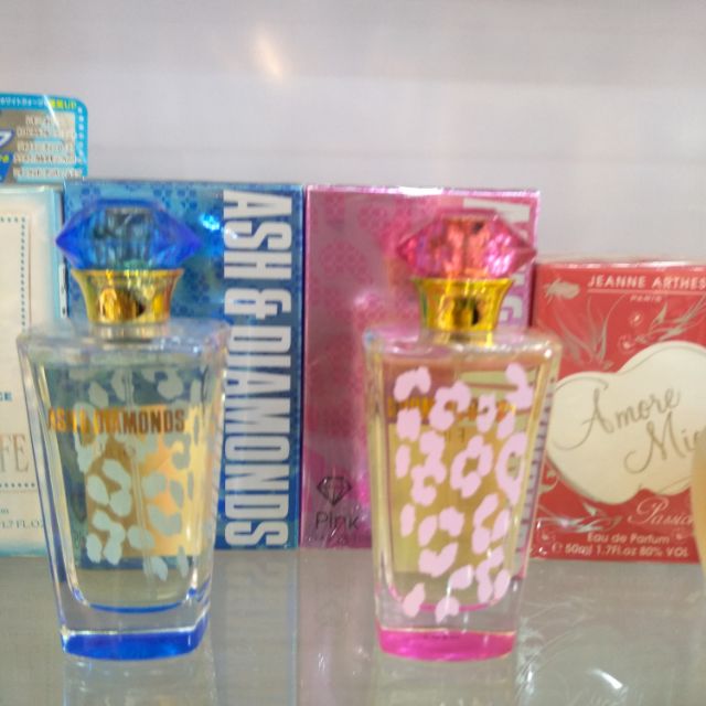 出清ash Diamonds 桃色夢幻 水色童話女性淡香水50ml公司貨一瓶300元