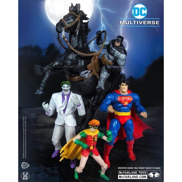 麥法蘭 McFarlane Dark Knight Returns 蝙蝠俠 黑暗騎士歸來 超人 羅賓 小丑 BAF 馬