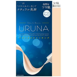 派林襪品-日本製URUNA底妝褲襪襪光自然美腳-自然光澤效能3901
