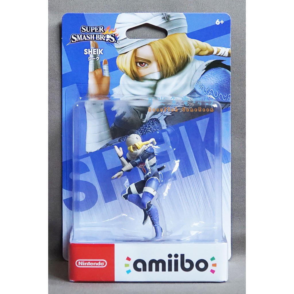 【月光魚 電玩部】全新現貨 amiibo SHEIK 薩爾達傳說 席克 希克 任天堂明星大亂鬥 Wii U 3DS NS