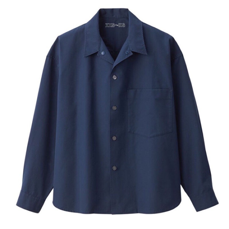 無印良品muji labo 高棉質落肩襯衫