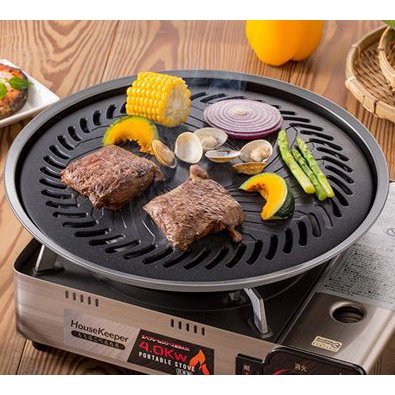 七里香 燒烤烤盤 卡式爐專用 台灣製造 韓式烤盤 露營烤肉 無煙烤盤 通用各式卡式爐