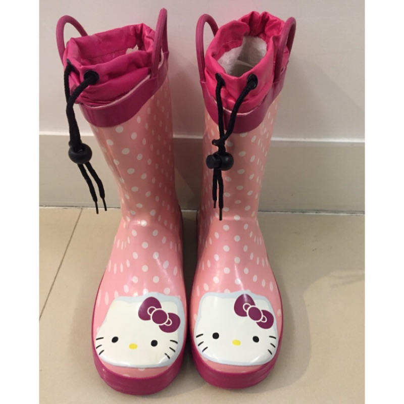 Hello Kitty 湯瑪士小火車大童雨鞋組合