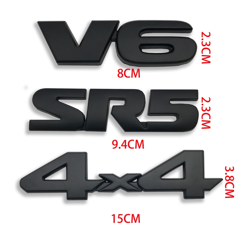 豐田貼紙 2016-2021 BLACKOUT OVERLAY KIT TACOMA V6 4X4 SR5 汽車後備箱標