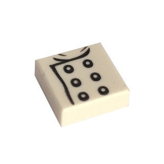 磚家 LEGO 樂高 1x1 Tile 印刷磚 印刷 Chef Jacket 廚師服 3070 bpb102 70317