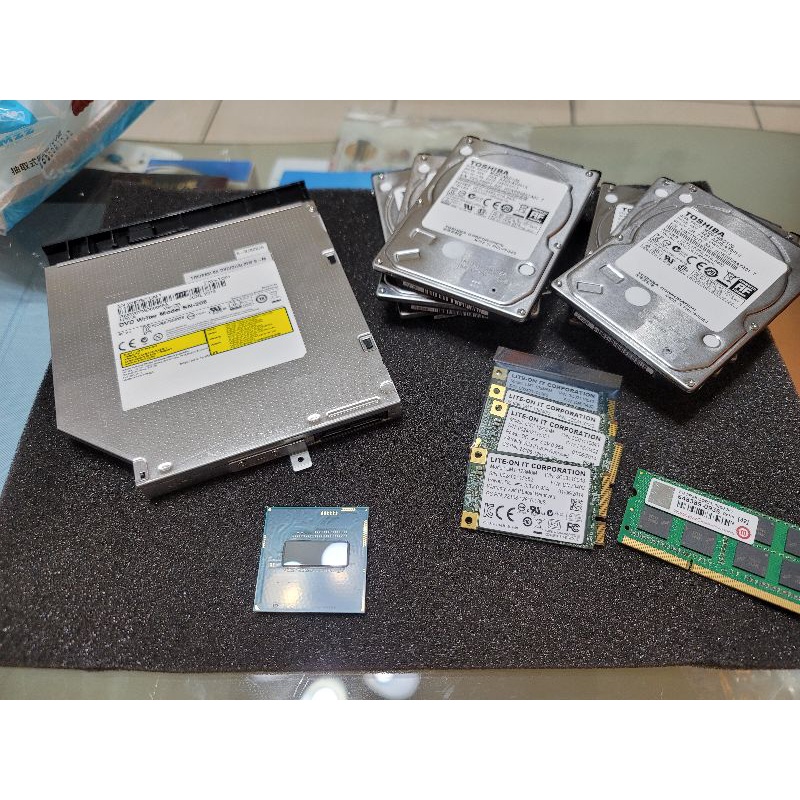 🔸電腦升級備品出清 便宜賣🔸mSATA SSD 128GB /  2.5吋 1TB 硬碟 / 外接光碟機 擴充硬碟