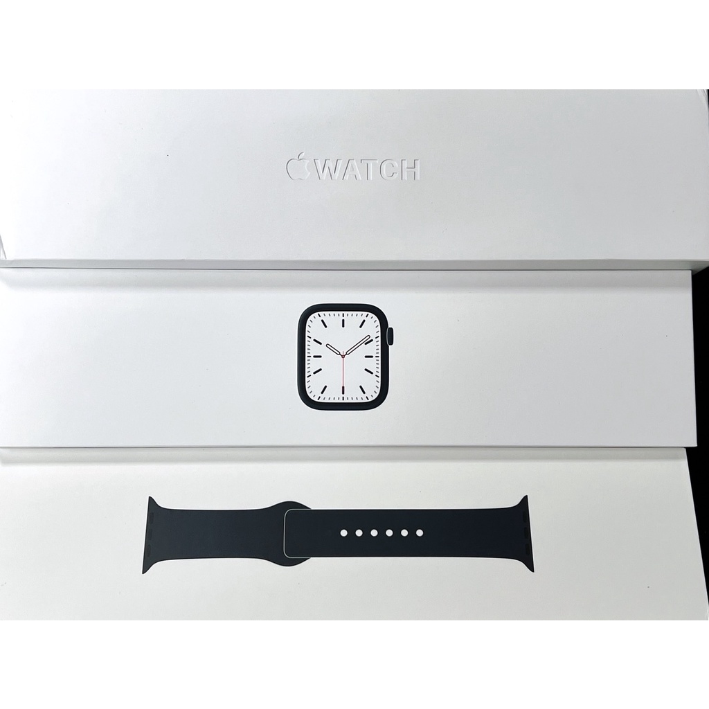 【直購價:9,500元】Apple Watch Series 7 午夜色鋁金屬 GPS 45mm ( 9成新 )