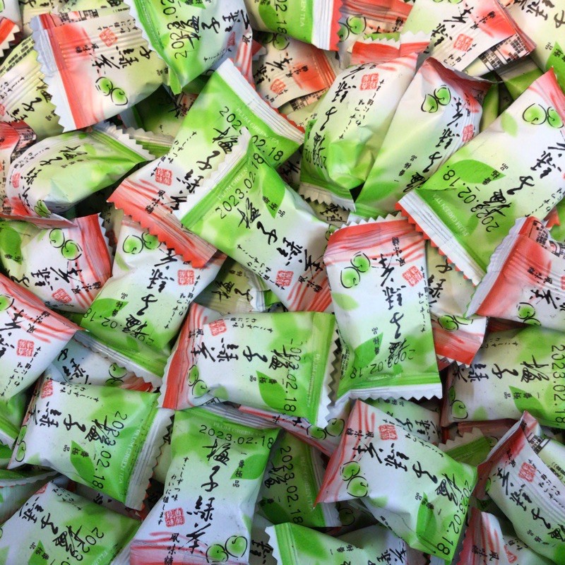 梅子綠茶糖/糖果/零食/古早味零食/台灣零食/硬糖/糖果