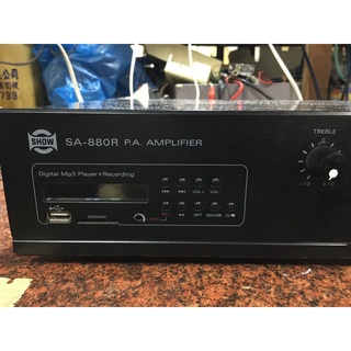 阿寶特賣場-C-阿寶特賣場-中古產品-CD-中古音響及3C貨品-中古SA-880R 公用廣播 擴大機 USB 會議 音響