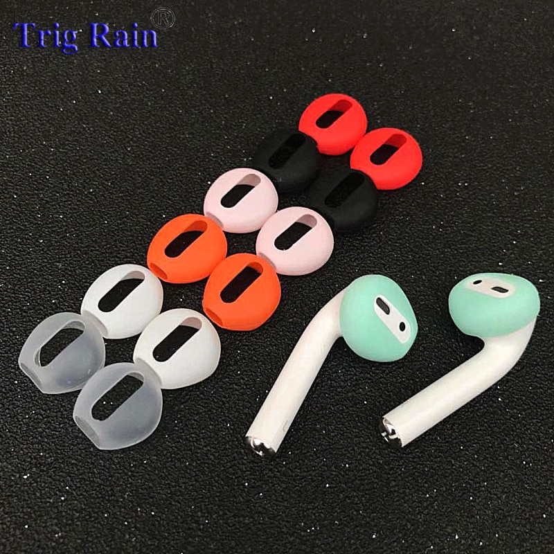 2個/對，適用於airpods 1/2代耳機的耳塞套防滑Airpods無線藍牙耳墊矽膠耳套耳機套耳墊耳塞