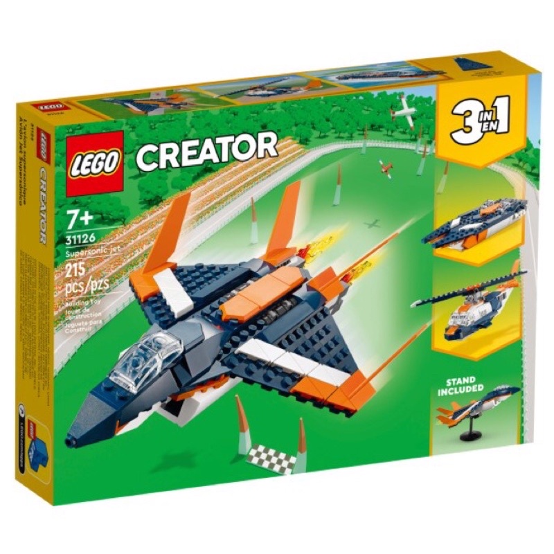 現貨 2022年樂高新品 樂高 CREATOR系列 LEGO 31126 超音速噴射機