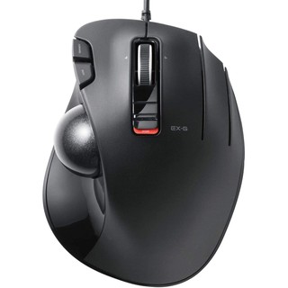 ☆日本代購☆日本 ELECOM M-XT3URBK 有線滑鼠6鍵式 光學軌跡球 滑鼠 預購