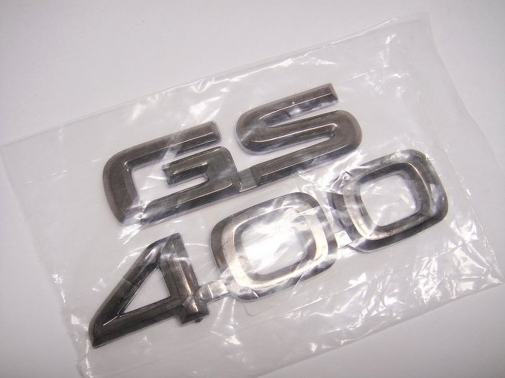 LEXUS 凌志 "GS 400" GS400 後車箱字體 LOGO 字標 鍍鉻黑