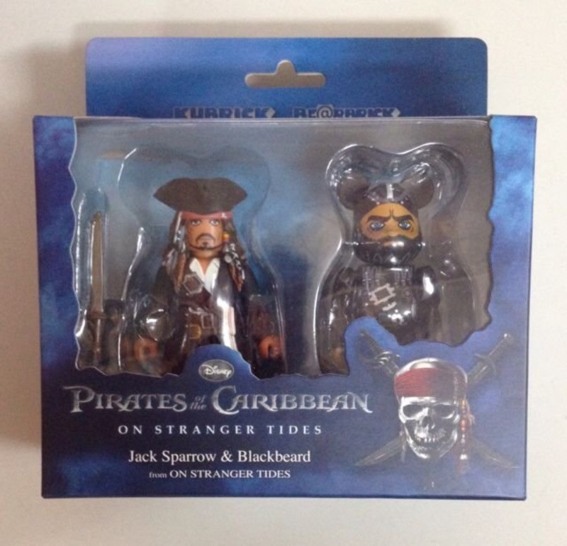 Bearbrick Pirates 100% Kubrick Jack be@rbrick 神鬼奇航 加勒比海盜 盒裝