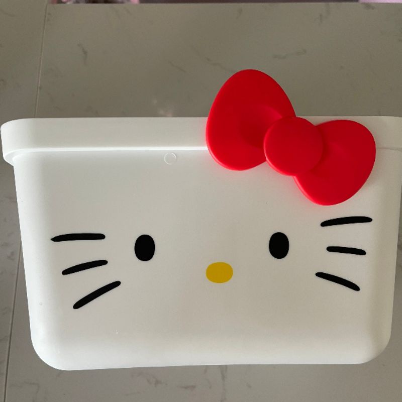 現貨miniso Hello Kitty提籃置物盒