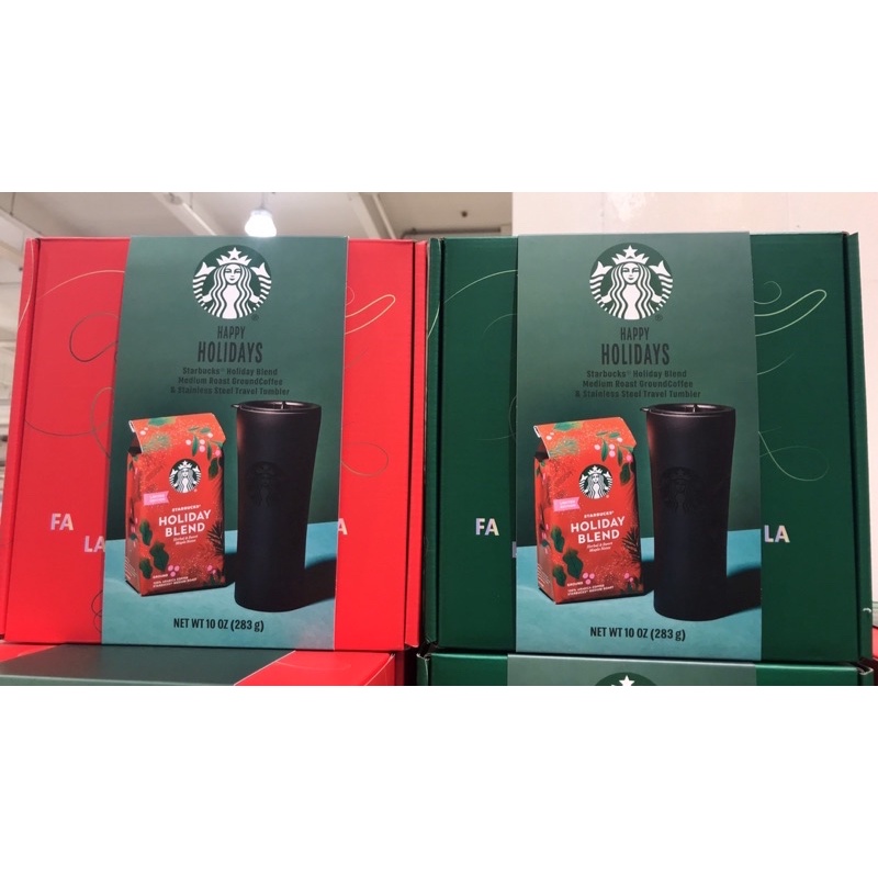 🌈COSTCO👉 Starbucks 咖啡隨行杯禮盒組/研磨咖啡280公克