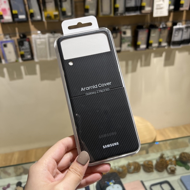 Samsung三星 Galaxy Z Flip3 5G 原廠Aramid保護殼 原廠盒裝 手機殼 手機保護殼 摺疊機
