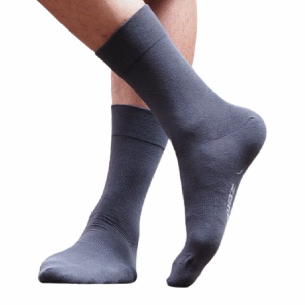 除臭襪 薄款  寬口無痕 紳士襪-深灰色 (上班,休閒適用) CA001B2