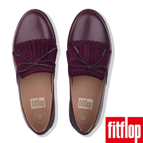 【FitFlop】TESSA FRINGED LOAFERS-212-8903-紫紅/ 女-原價5850元