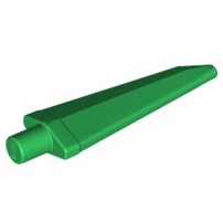 樂高 Lego 綠色 短刀 小刀 矛頭 背鰭 3.5L 武器 64727 Green Weapon Sword Pin