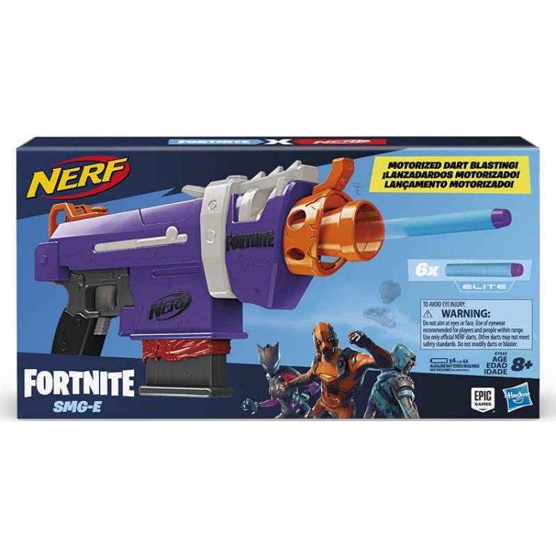 全新 玩具反斗城 NERF FORTNITE SMG-E 要塞英雄自動衝鋒 電槍 殲滅者自動衝鋒槍 同款