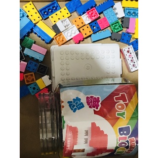 創意積木桶 TOY BLOCK 臺灣製 二手出清 55元 如圖 請參考 (與樂高相容) AB00