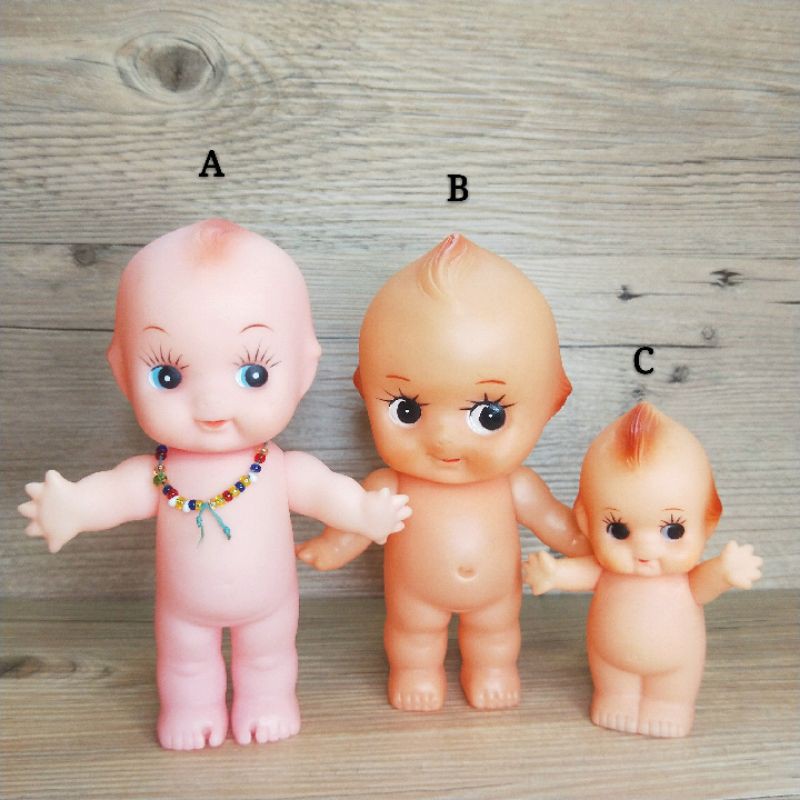 日本製昭和寶寶變裝丘比特Qp娃娃Q比丘p嬰兒小天使娃娃kewpie公仔娃娃擺飾換裝玩具軟膠人形正版日版