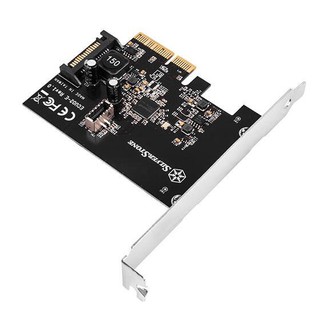 光華CUMA散熱精品*銀欣 ECU02-E 內接20pin Key-A 轉USB3.2 Gen2 PCI-E擴充卡~現貨