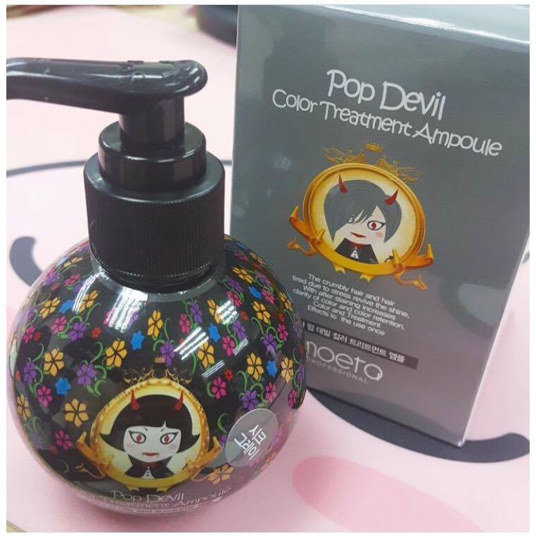 正韓代購 魔鬼染髮焗油 130ml Moeta Pop Devil Color 護髮 護髮染 惡魔 焗油