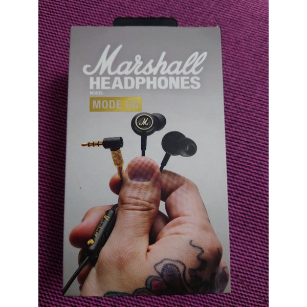 英國 Marshall Mode EQ 入耳式麥克風耳機黑銅色