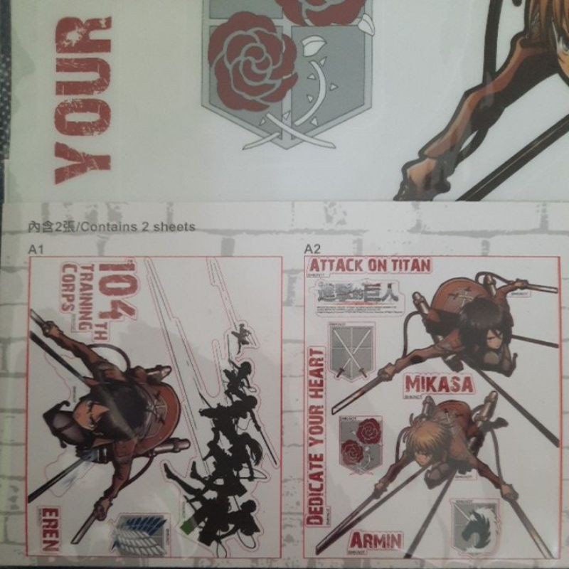 木棉花正版 進擊的巨人壁貼 蝦皮購物
