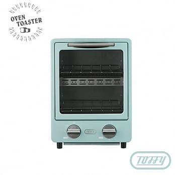 全新 日本Toffy 經典電烤箱 K-TS1馬卡龍綠 多功能迷你小型直立式電烤箱9L 雙層烤箱 可議價