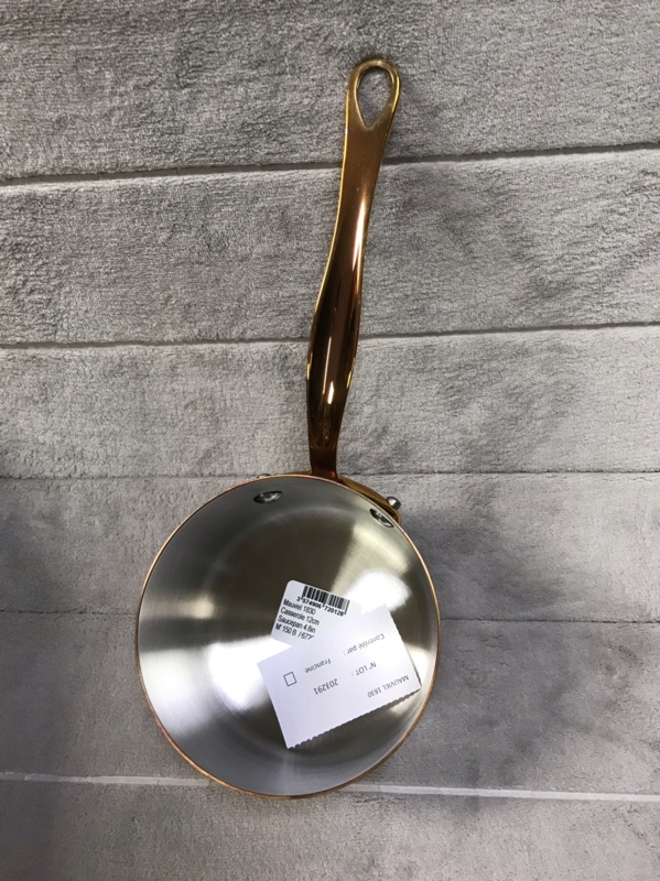 無地・新色登場！ フランス製 銅ポエロン 14cm【厨房器具 製菓道具