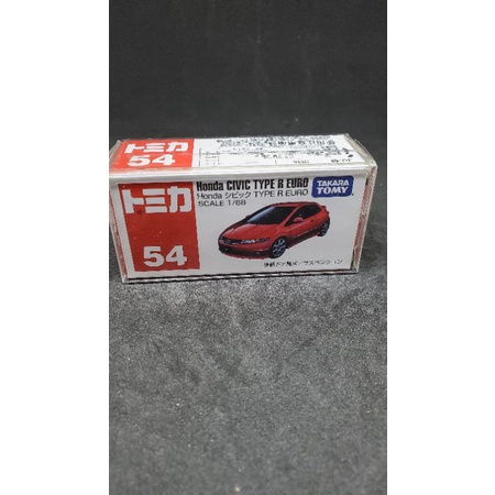 正版 tomica 54 Civic R Euro Honda 本田 喜美 type R