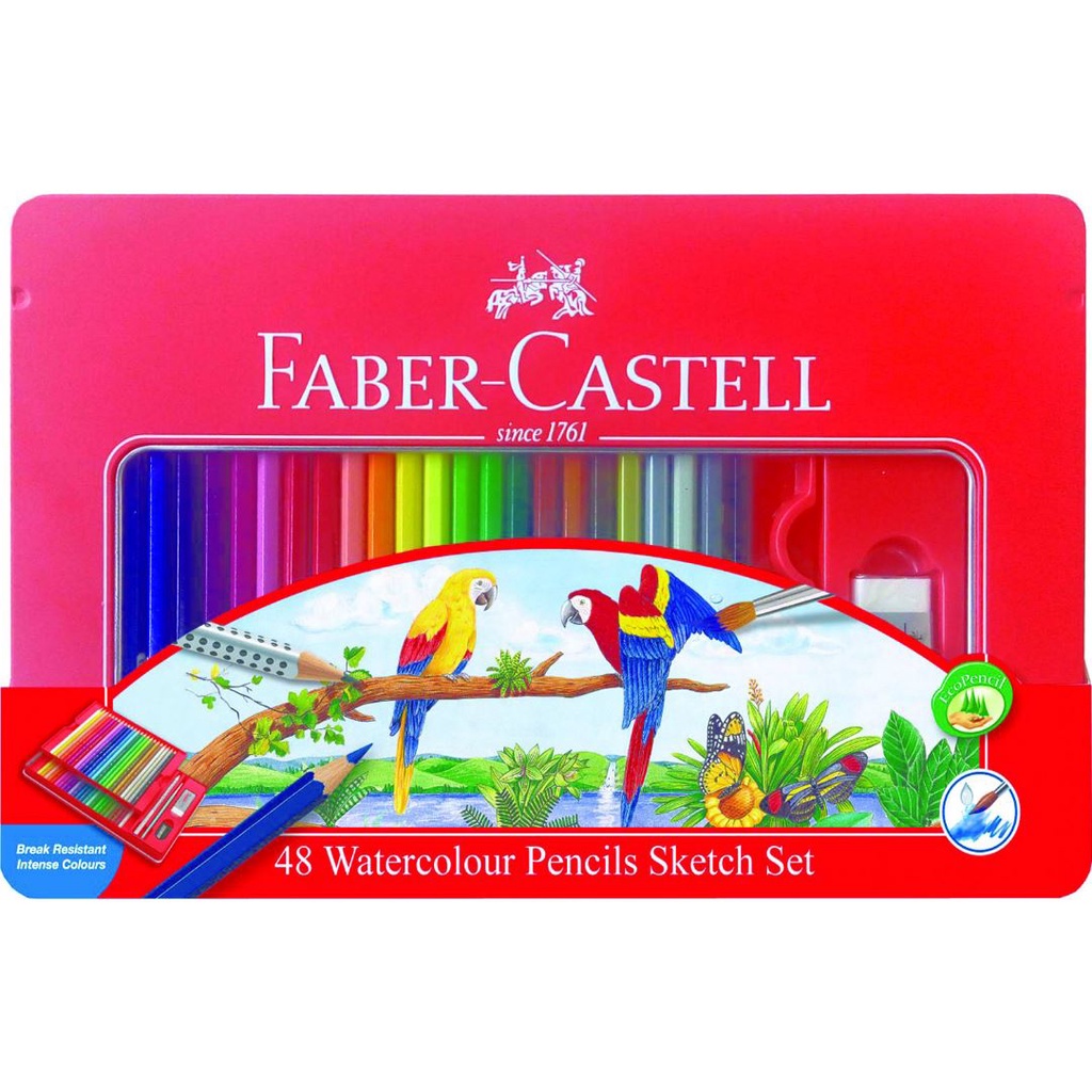 Faber-Castell輝柏 紅色系 水性彩色鉛筆-48色(115939)