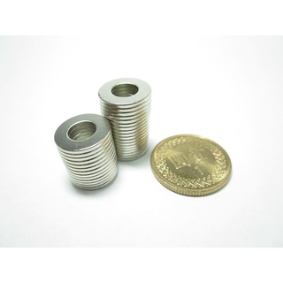 強力磁鐵 環形磁鐵 (12x7x1) 高性能 釹鐵硼 磁鐵 高品質 實驗 材料 magnet