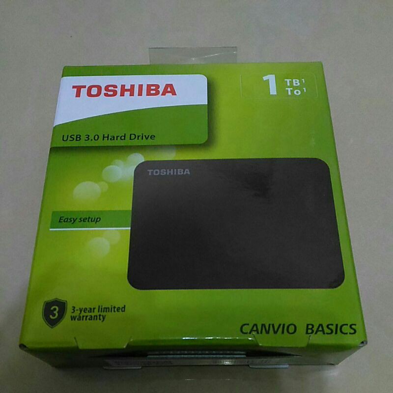 Toshiba行動硬碟 Canvio basics 1TB