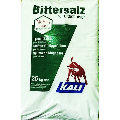 瀉鹽 硫酸鎂 25kg原裝袋 產地：德國 免運費！！(不得食用)【冠亦商行】
