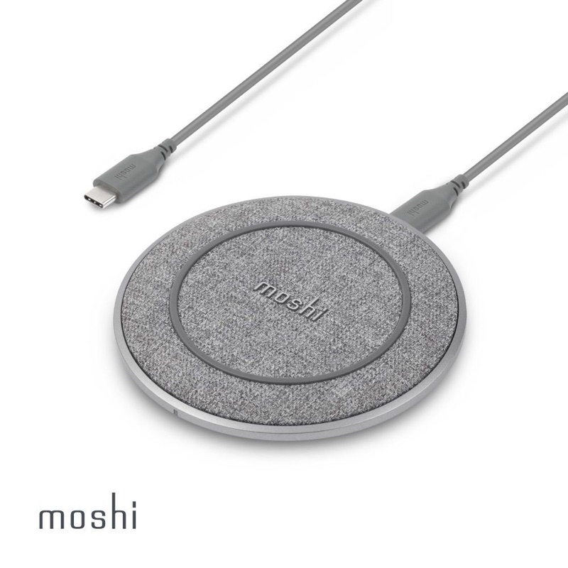 Moshi Otto Q 無線充電盤 USB-C 防過充 Qi認證 附充電線（近新台北現貨無外盒包裝）