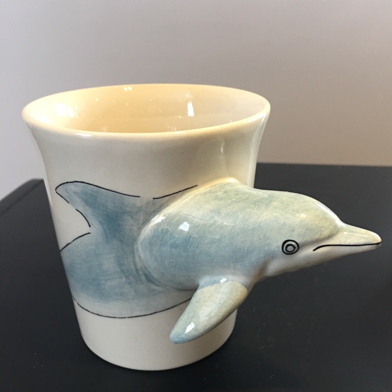 泰國動物設計海豚馬克杯