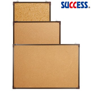 【史代新文具】成功Success 020308 大 60X90cm 雙面 咖啡框 軟木板/記事板/公佈欄