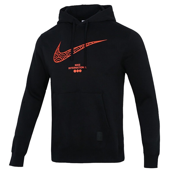 NIKE JUST DO IT HOODIE 男款 長袖上衣 橘勾 黑 DQ5067010 Sneakers542