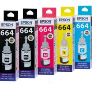 EPSON C13T664100~C13T664400 原廠盒裝墨水 四色一組+1黑
