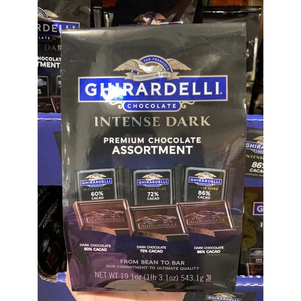 Ghirardelli黑巧克力綜合包 543.1g 好市多代購