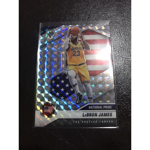 2020-21 Lebron James Mosaic National Pride SP特卡 NBA詹皇喇叭洛杉磯湖人