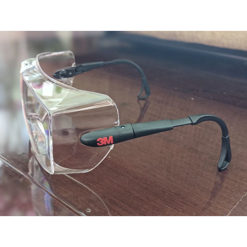 3M 12308護目鏡防霧耐衝擊防飛濺可配戴近視眼鏡