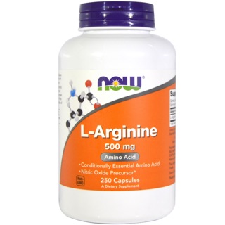[兩罐免運] [現貨] Now Foods L-Arginine 左旋精氨酸 500mg 250顆