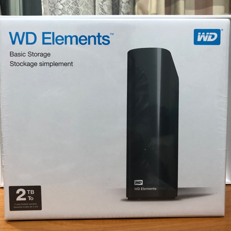 WD Elements Desktop 2TB 3.5吋外接硬碟(SESN) 全新現貨