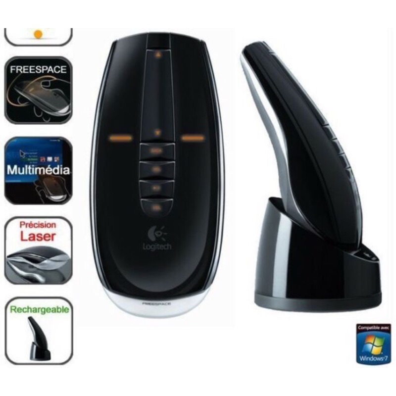 Logitech MX AIR Mouse (酷炫的可空中操作滑鼠)