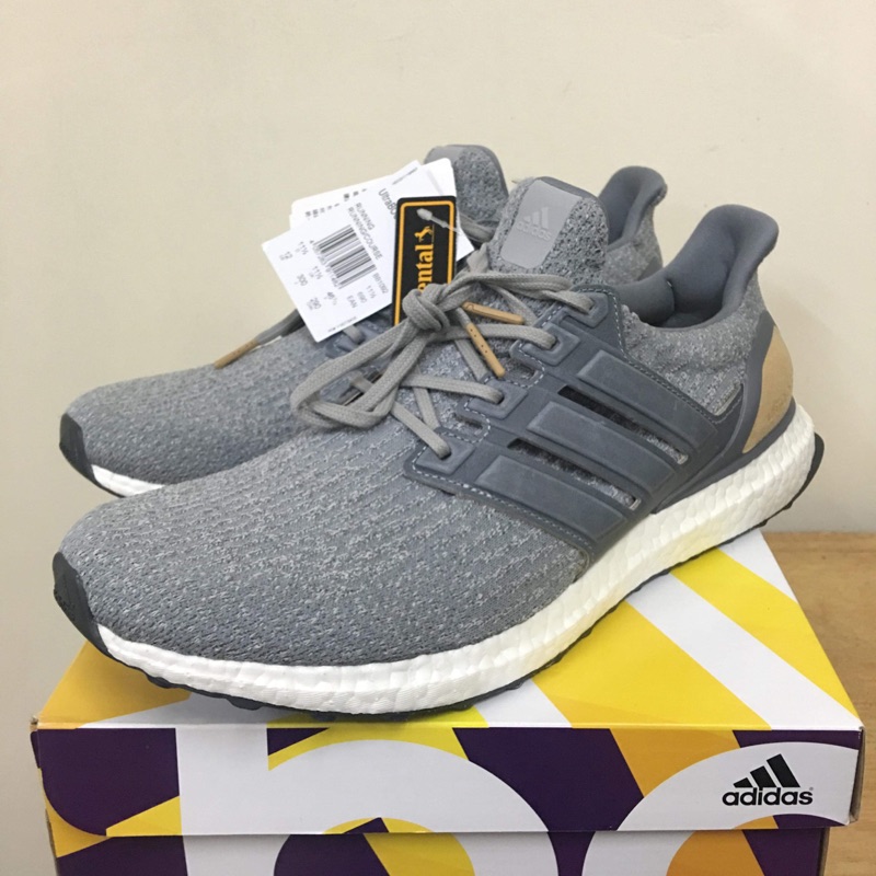 全新正品Adidas Ultra boost 3 Ltd 真皮大碼us12灰